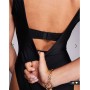 ASOS DESIGN Fuller Bust Revenge sculpting square neck swimsuit in black
