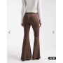 ASOS DESIGN tailored extreme flare trousers co-ord in brown
