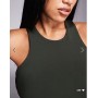 4505 Icon active vest with inner bra and removable padding in dark khaki