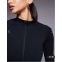 ASOS 4505 Ski thermal fleece back base layer long sleeve zip up top with sweat wicking in black