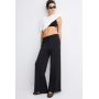 Soft-touch wide-leg