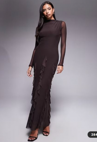 ASOS DESIGN mesh long...