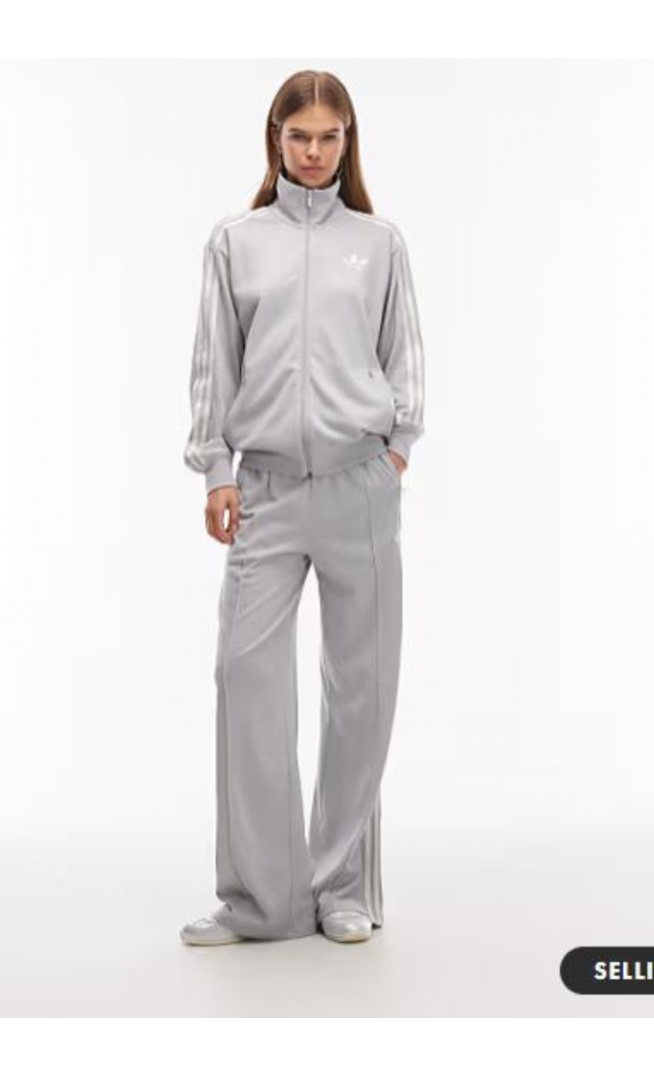 adidas Originals disco Firebird track pants in silver glitter - Exclusive at ASOS