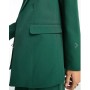 Pieces tailored blazer co-ord in dark green