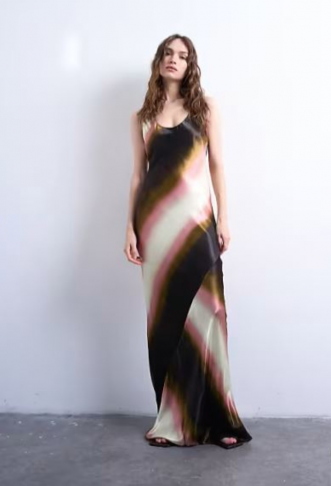 Topshop racer neck satin...