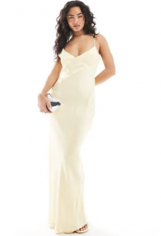 ASOS DESIGN satin tie back...