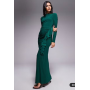 Daska exclusive high neck maxi dress in emerald green