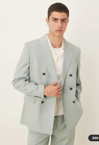 ASOS DESIGN linen blend...