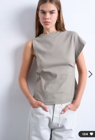 Topshop ruched back one...
