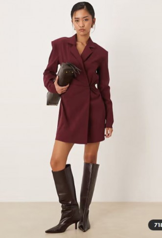 ASOS DESIGN cinched blazer...