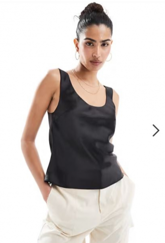 ASOS DESIGN scoop neck cami...