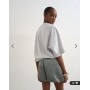 Topshop satin bubble shorts in sage