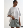 Topshop satin bubble shorts in sage