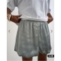 Topshop satin bubble shorts in sage