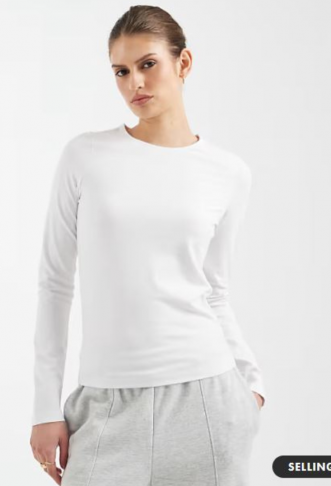 ASOS DESIGN cotton long...