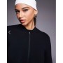 ASOS 4505 Ski thermal fleece back base layer long sleeve unitard with sweat wicking in black