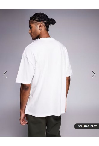ASOS DESIGN Essentials oversized t-shirt in white