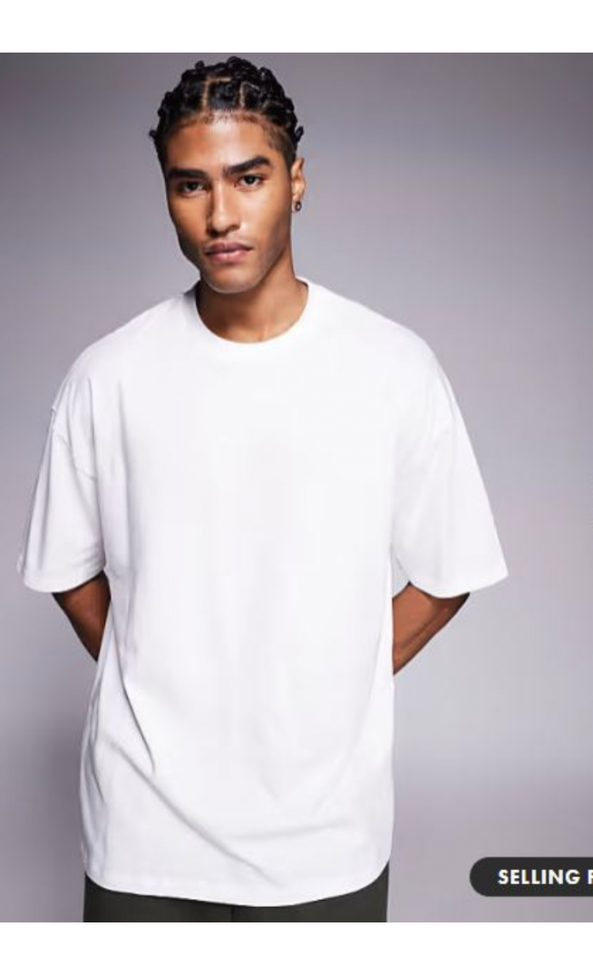 ASOS DESIGN Essentials oversized t-shirt in white