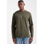 ASOS DESIGN heavyweight relaxed long sleeve t-shirt in khaki