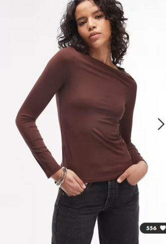 ASOS DESIGN slinky slash...