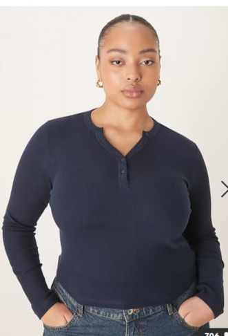 ASOS DESIGN Curve shrunken...