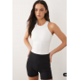 4505 Icon active racer back vest with inner bra and removable padding in white