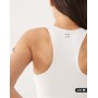 4505 Icon active racer back vest with inner bra and removable padding in white