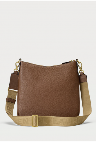Lauren Ralph Lauren PEBBLED LEATHER LARGE CAMERYN CROSSBODY