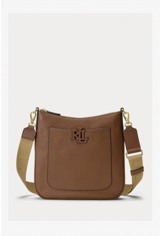 Lauren Ralph Lauren PEBBLED LEATHER LARGE CAMERYN CROSSBODY