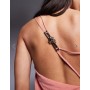 ASOS DESIGN one shoulder midi dress with back trim detail in pink