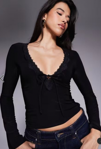 ASOS DESIGN slinky flared...