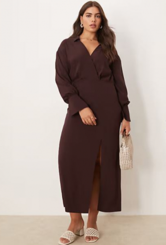 ASOS DESIGN Curve wrap...