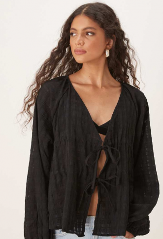 ASOS DESIGN Textured Plunge...