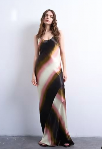 Topshop racer neck satin...