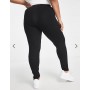 ASOS DESIGN Curve 2 pack leggings in black