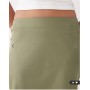 Vila satin maxi skirt in oil green