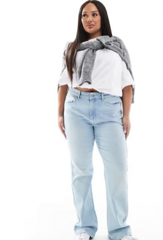 ONLY Curve wide leg jeans...