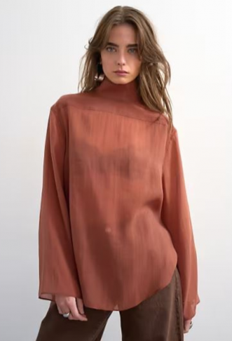 Topshop funnel neck...