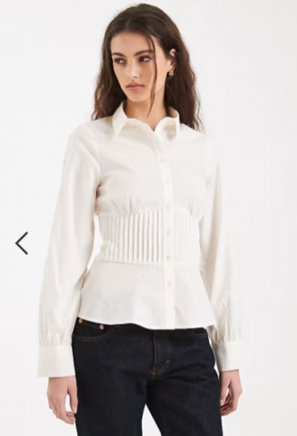 Miss Selfridge pleat detail...