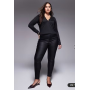 ASOS DESIGN Curve ultimate skinny jeans in coated black
