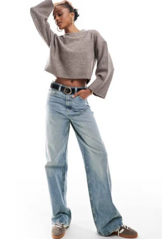 ASOS DESIGN Tall wide leg...