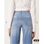 JDY Tall Felina high waist wide leg jean in medium blue denim
