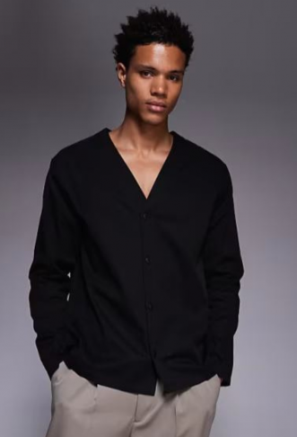 ASOS DESIGN relaxed v neck...