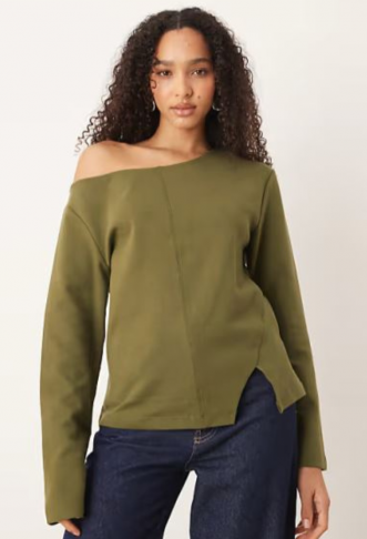 ASOS DESIGN interlock front...