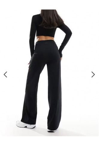 4505 Icon soft touch high waist wide leg dance pant in black
