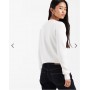 Hollister bow detail cardigan in white