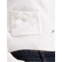 Hollister bow detail cardigan in white