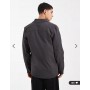 Threadbare button front shacket in grey