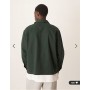 ASOS DESIGN oversized overhead shirt in green twill