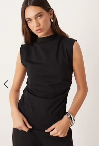 Mango high neck sleeveless...